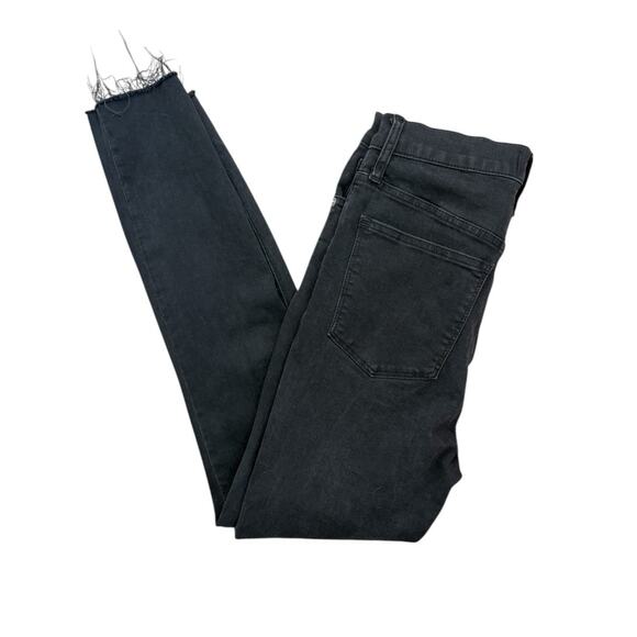 Madewell Black Distressed Jeans Size 28 - Picture 2 of 7